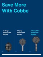Cobbe Filtered Shower Head with Handheld - Image 7
