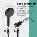 Cobbe 8 Functions Shower Head with handheld - Image 2