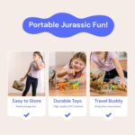 PLAYVIBE Dinosaur Toys - 12 7 - Image 3