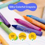 PLAYVIBE 18 Colors Jumbo Crayons for Kids - Image 7