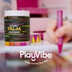 PLAYVIBE 18 Colors Jumbo Crayons for Kids - Image 2