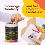 PLAYVIBE 18 Colors Jumbo Crayons for Kids - Image 5