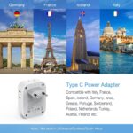 TESSAN European Travel Plug Adapter USB C - Image 3