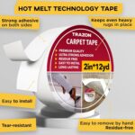 Trazon Carpet Tape Double Sided - Image 2