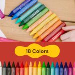 PLAYVIBE 18 Colors Jumbo Crayons for Kids - Image 3