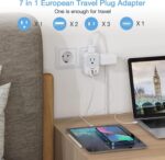 TESSAN European Travel Plug Adapter USB C - Image 5