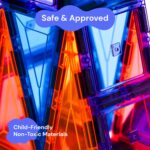 PLAYVIBE 60 PCS 3D Magnetic Blocks Tiles - Image 5