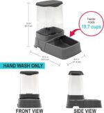 SportPet Food Bowls_Raised Stainless Steel Bowl_Gravity Feeder and Waterer - Image 3