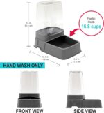 SportPet Food Bowls_Raised Stainless Steel Bowl_Gravity Feeder and Waterer - Image 5