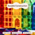 PLAYVIBE 60 PCS 3D Magnetic Blocks Tiles - Image 6