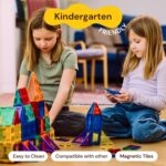 PLAYVIBE 60 PCS 3D Magnetic Blocks Tiles - Image 4