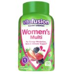 Vitafusion Womens Multivitamin Gummies, Berry Flavored Daily Vitamins for Women With Vitamins A, C, D, E, B-6 and B-12