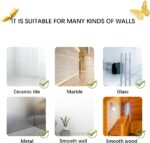 SAOROPEB 3D Butterfly Wall Decor 48 Pcs 4 Styles 3 Sizes, Gold Butterfly Decorations - Image 2