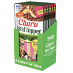 INABA Churu Meal Topper for Dogs, Complete & Balance Dog Food Topper, 0.5 Ounce Tube, 24 Tubes
