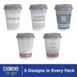 Dixie To Go Medium Paper Coffee Cups With Lids, 12 Oz, 26 Count - Image 5