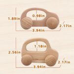 TOY Life Wooden Toys Cars, Montessori Toys for Babies 0-6-12 Months - Image 5