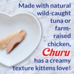 INABA Churu for Kittens, Grain-Free Creamy, Purée Lickable Cat Treats, 0.5 Ounces Each, 24 Tubes - Image 7