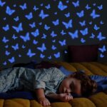 SAOROPEB Glow in The Dark 3D Butterfly 24 Pcs 3 Sizes, Luminous Butterfly Stickers for Ceiling or Wall - Image 4