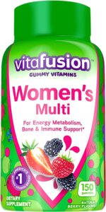 Vitafusion Womens Multivitamin Gummies, Berry Flavored Daily Vitamins for Women With Vitamins A, C, D, E, B-6 and B-12 - Image 9