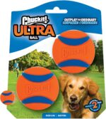 Chuckit! Ultra Ball Dog Toy, Medium (2.5 Inch Diameter) Pack of 2