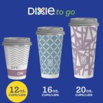 Dixie To Go Medium Paper Coffee Cups With Lids, 12 Oz, 26 Count - Image 2
