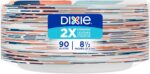 Dixie Medium Paper Plates, 8.5 Inch, 90 Count, 2X Stronger - Image 4