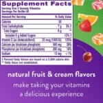 vitafusion Chewable Calcium Gummy Vitamins for Bone and Teeth Support, Fruit and Cream Flavored, 50 Day Supply, 100 Count - Image 4
